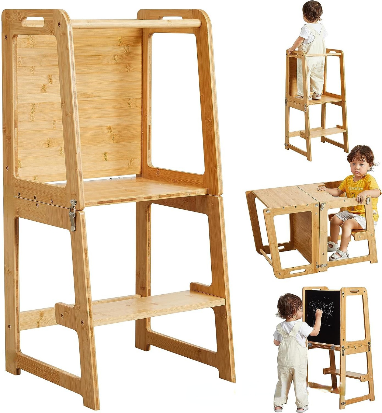 Toddler Learning Tower - Torre de Cocina Plegable para Niños