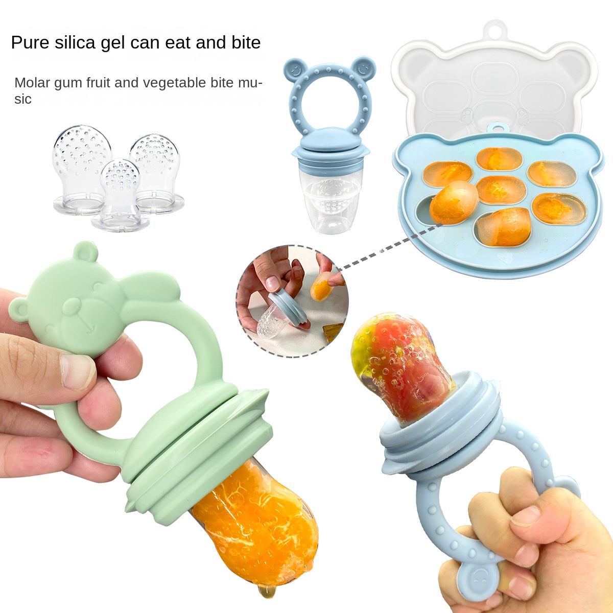 Baby Products Eco Friendly - Mordedor de silicona de grado alimenticio
