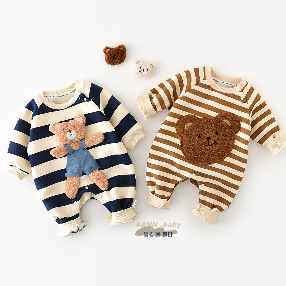 Mameluco de manga larga a raya - Baby Products Trending reseña y precio