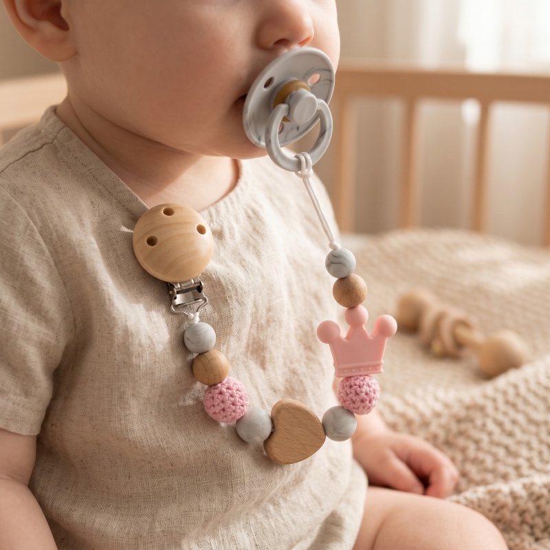 Clip para chupete de bebé pers - Baby Pacifier Clip reseña y precio