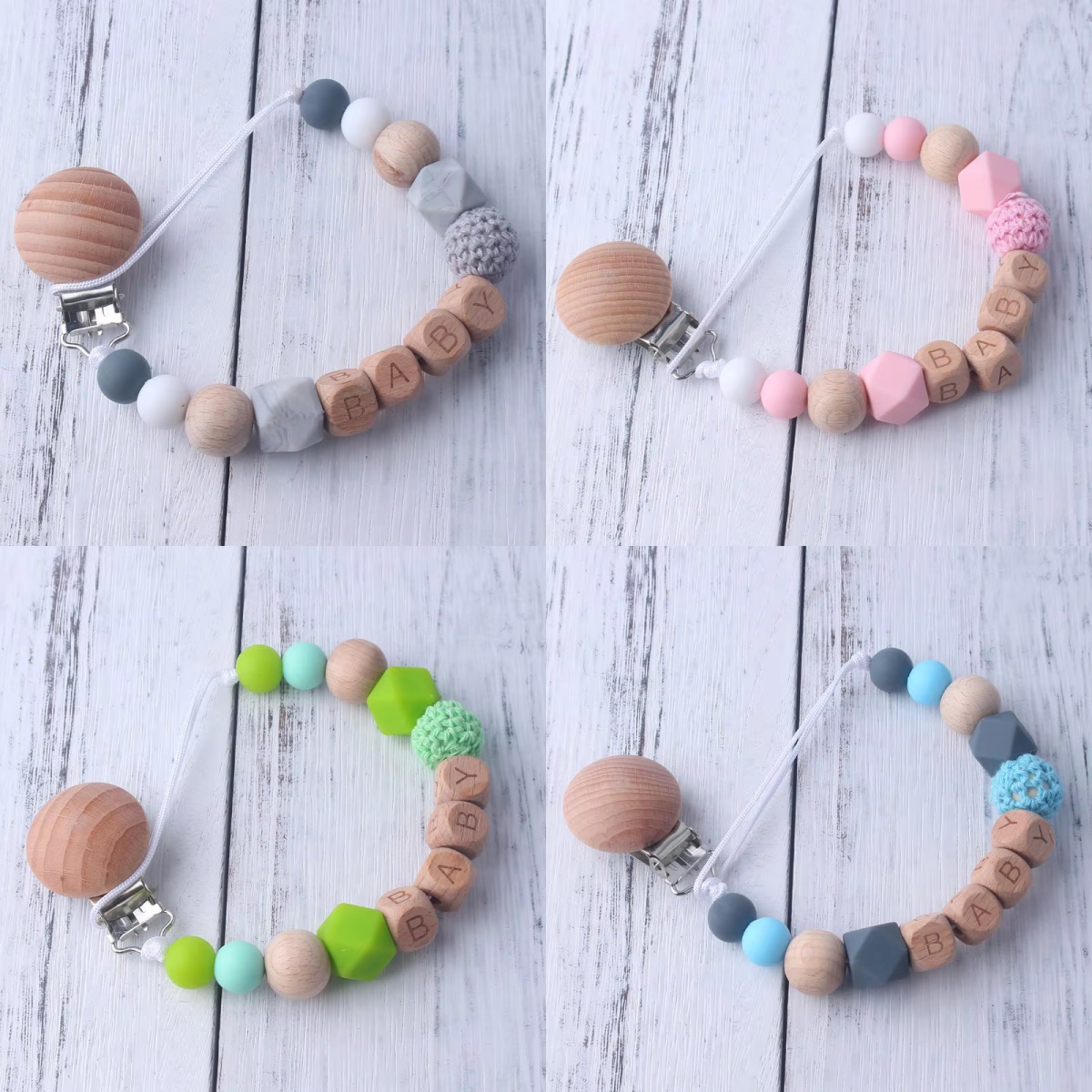 Clip para chupete de bebé con  - Baby Pacifier Clip reseña y precio