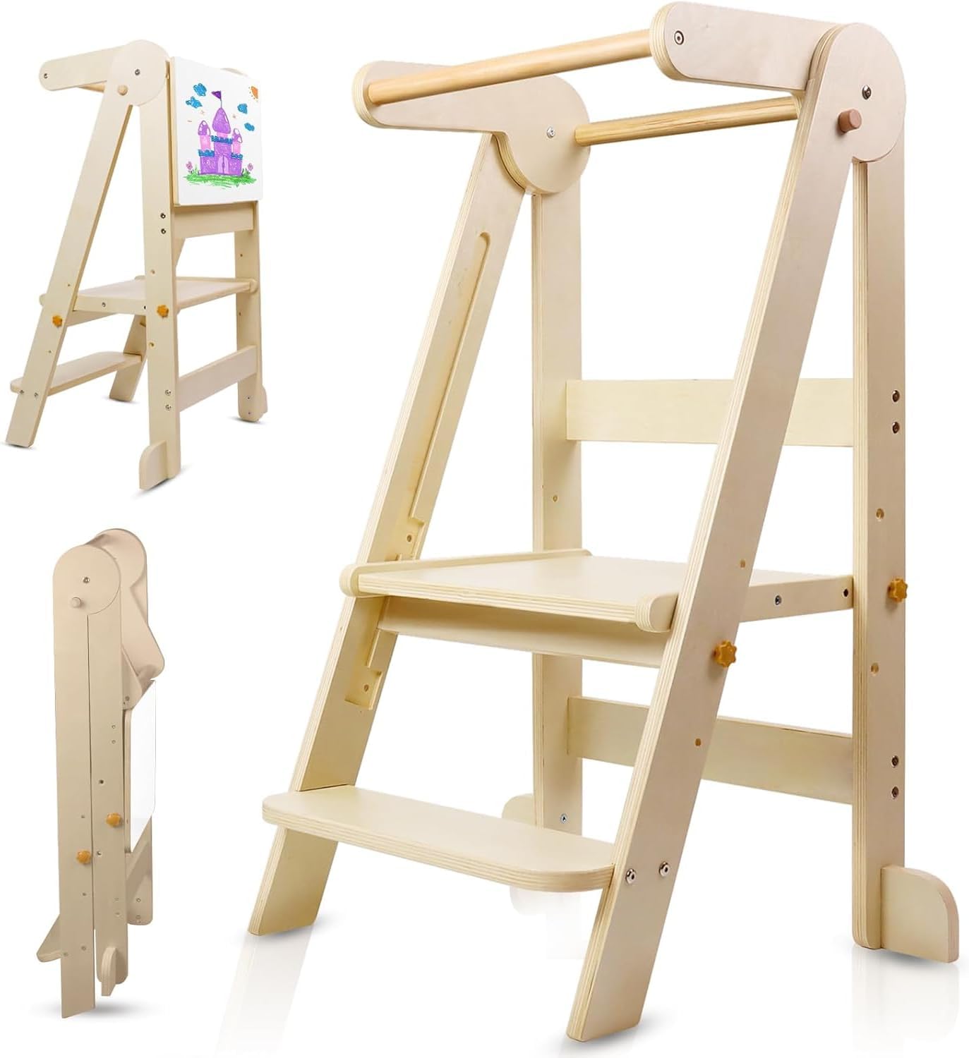 Torre de cocina plegable para  - Toddler Learning Tower reseña y precio