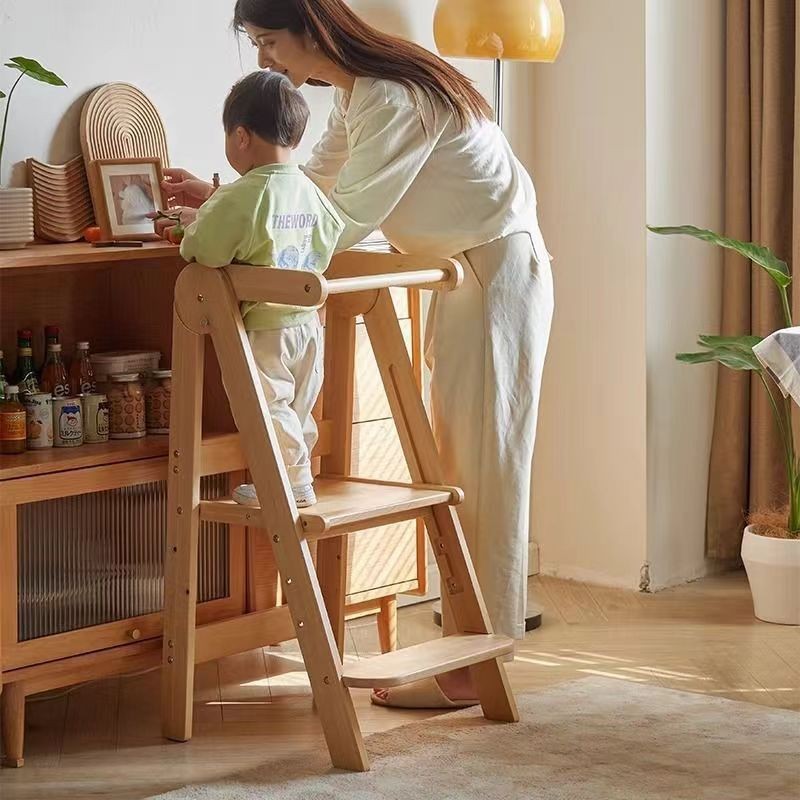 Escalera de madera para niños  - Toddler Learning Tower reseña y precio