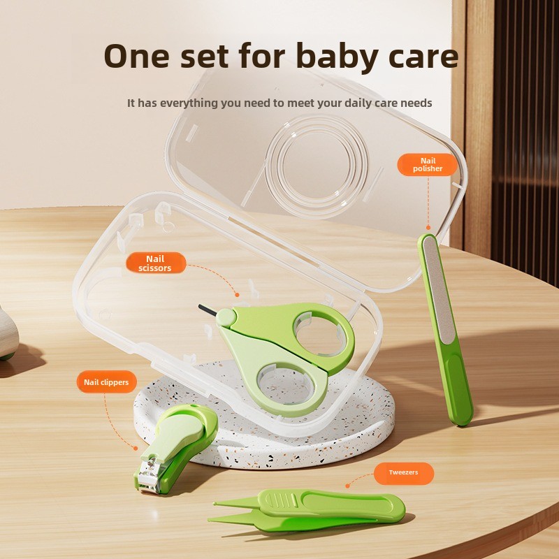 Juego de cortaúñas antiadheren - Baby Products Essentials reseña y precio