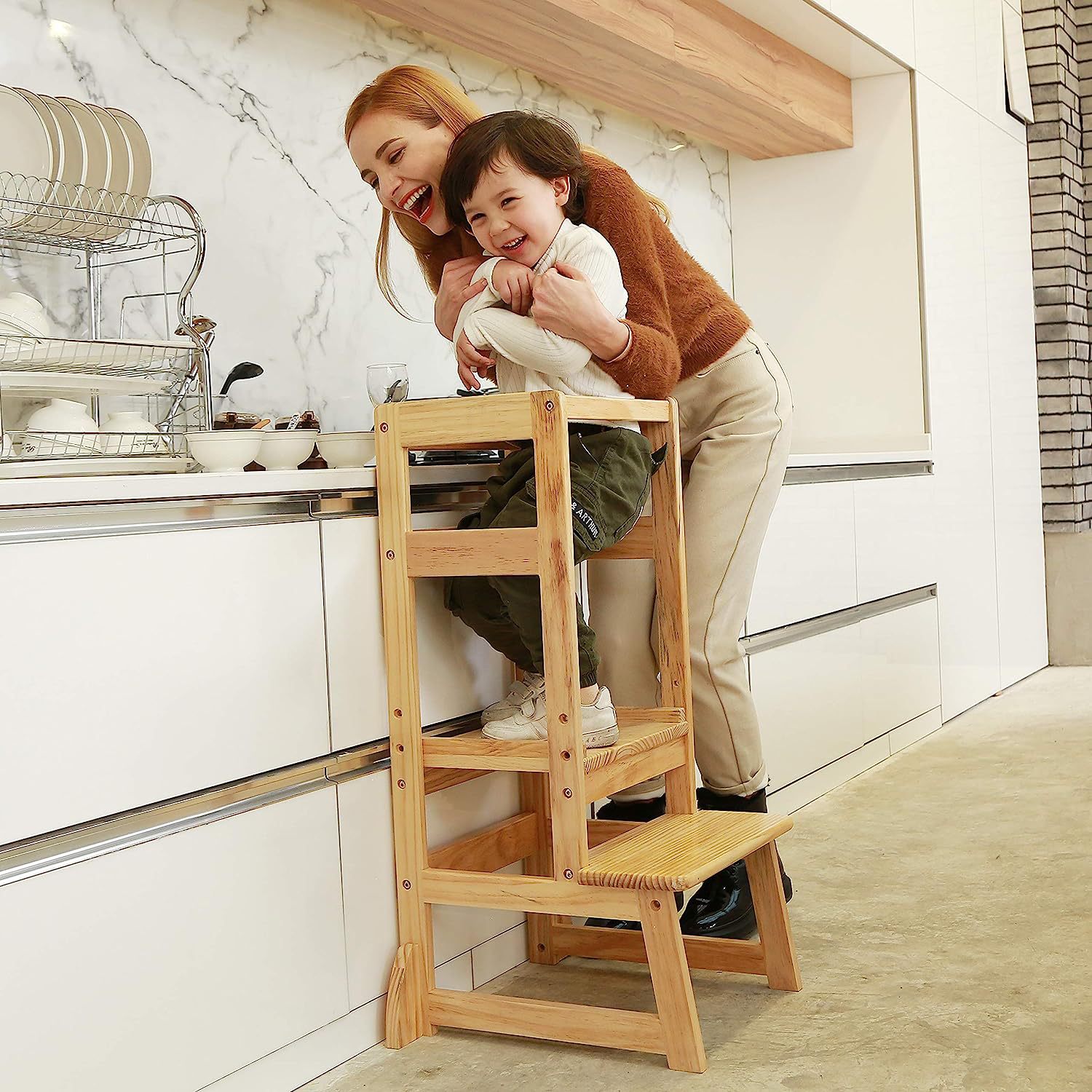Taburete Escalera con Altura A - Toddler Learning Tower reseña y precio