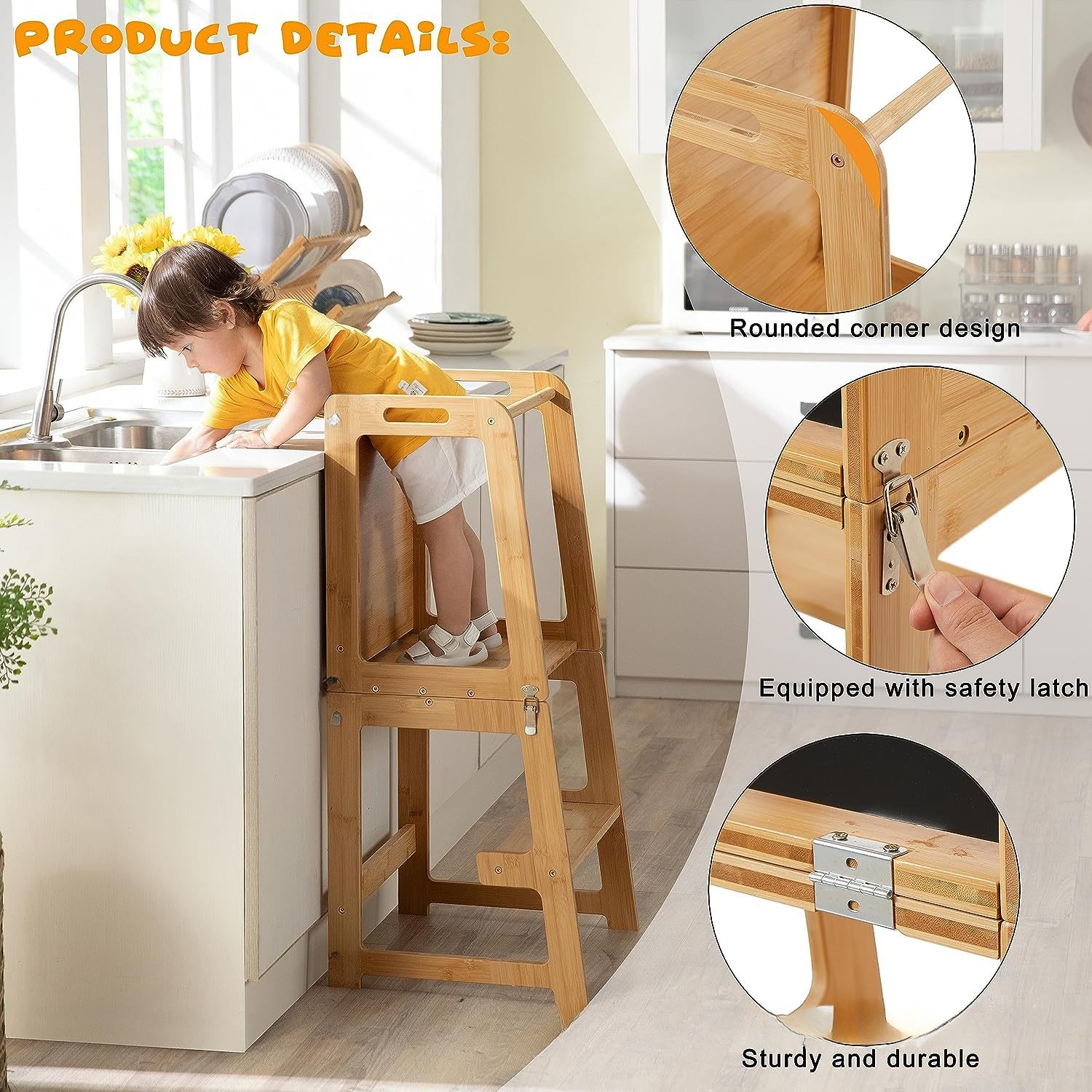 Torre de Cocina Plegable para  - Toddler Learning Tower reseña y precio