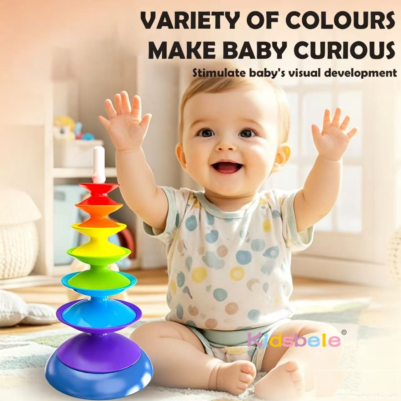 Juguete Apilable Giratorio Arc - Toddler Learning Tower reseña y precio