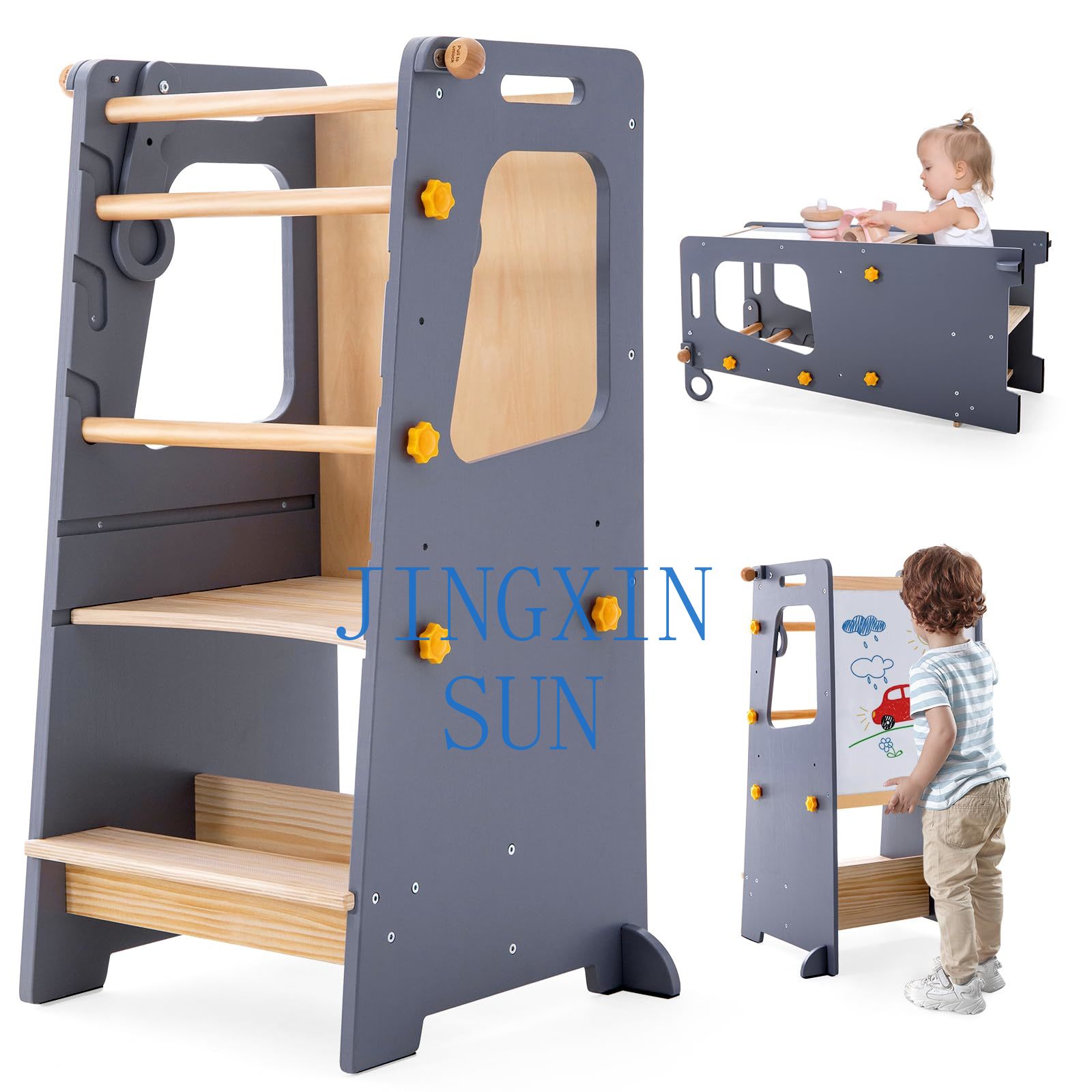 Torre de cocina 4 en 1 para ni - Toddler Learning Tower reseña y precio