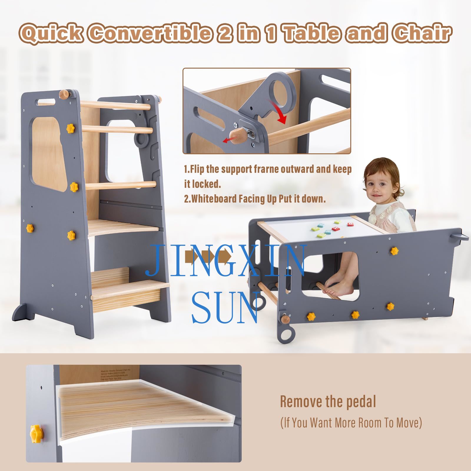 Torre de cocina 4 en 1 para ni - Toddler Learning Tower reseña y precio