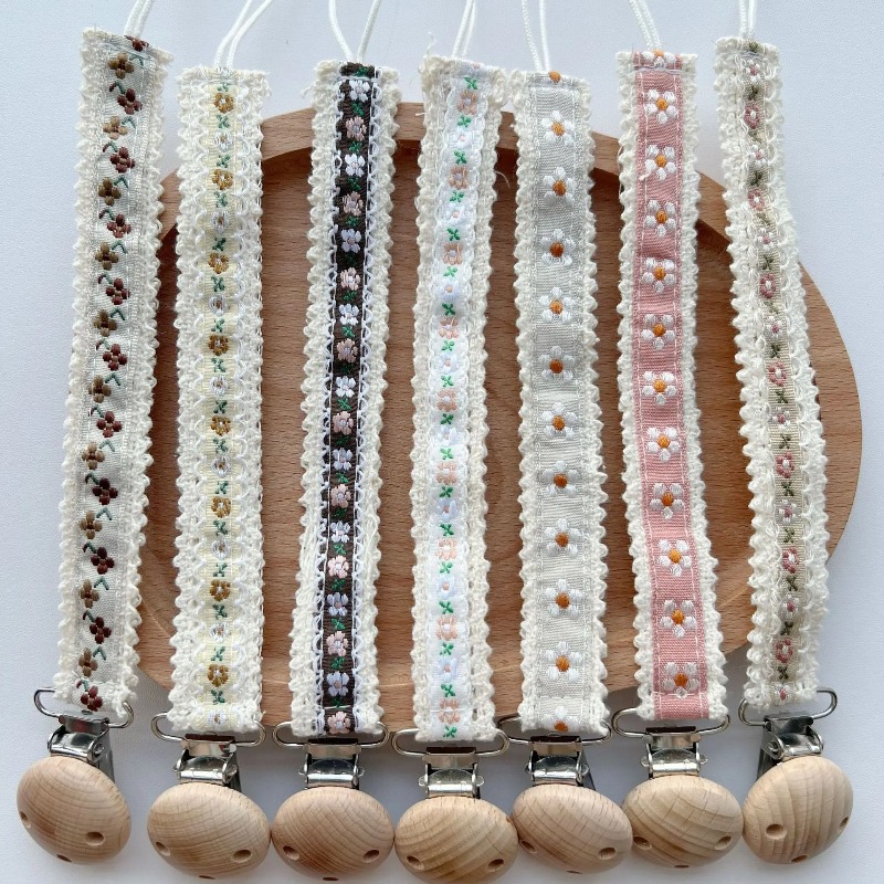Cadena de Encaje para Chupete, - Baby Pacifier Clip reseña y precio